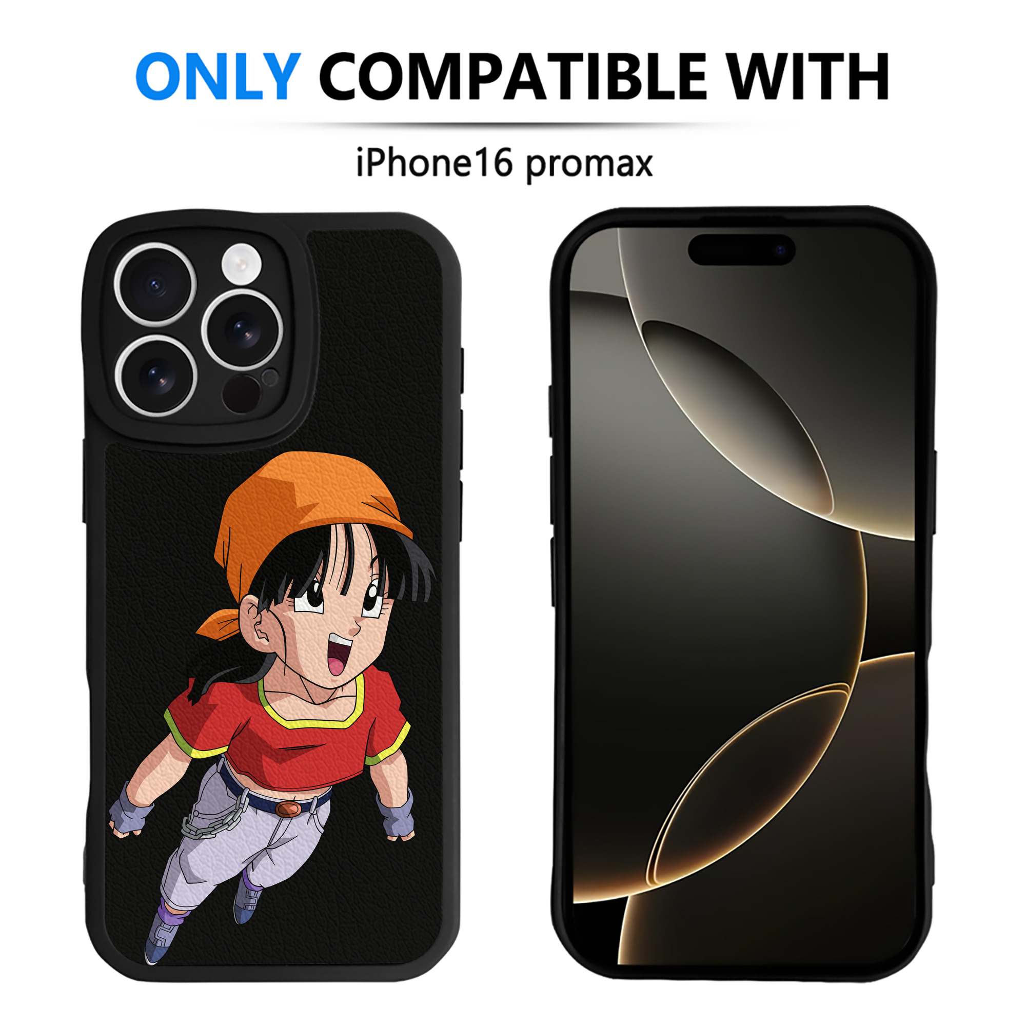 （画像用） ドラゴンボール パン DRAGON BALL Pan 【iPhone 16シリーズ対応】シリコンスマホケース（レザー調） 材質：シリコン